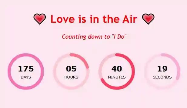 A countdown to the next time you see each other