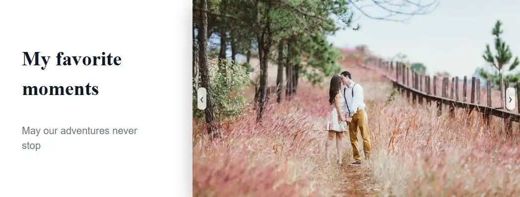A photo book of this year, not the whole relationship