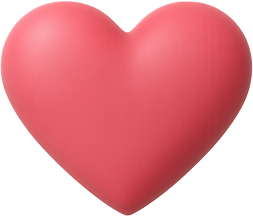 Love website hero section dark pink heart